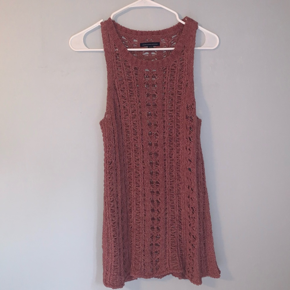 American Eagle Tank Top Sweater High Neck M